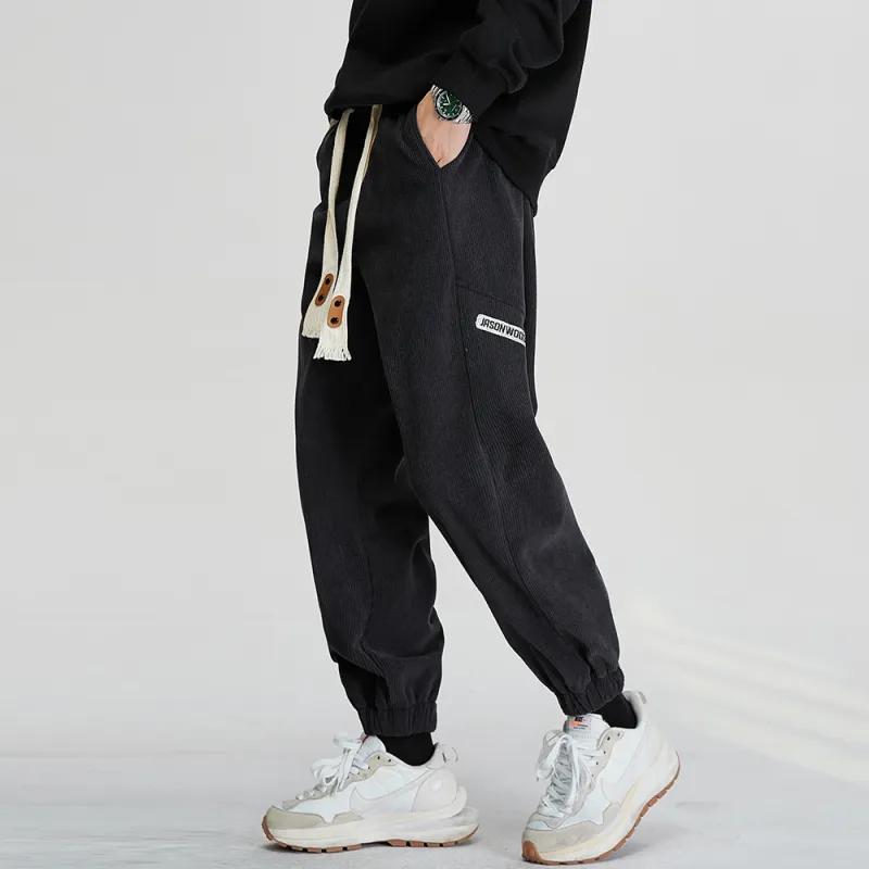 JASONWOOD Autumn And Winter Season Knitted Sports Pants Trendy Thickened Casual Pants Unisex-17