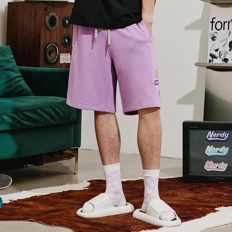Nerdy Sports Shorts Unisex Purple-3
