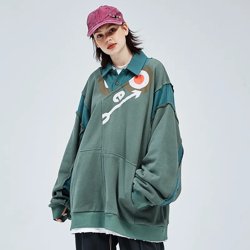 A SQUARE ROOT Sweatshirt Unisex Green-5