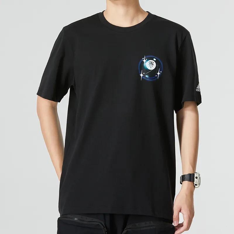 Adidas T-Shirts Men Black-2
