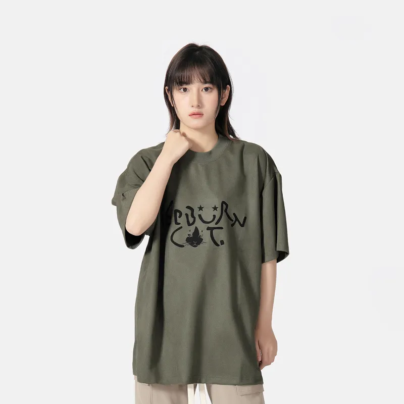 Hepburn Cat T-Shirts Unisex-18