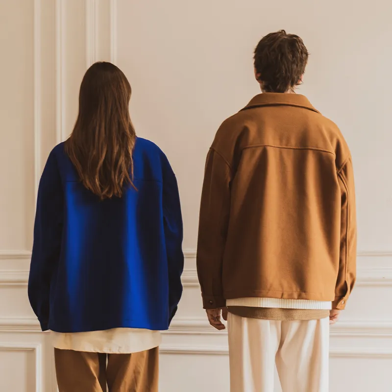 WAYNEXZAVIER Loose Fit Thickened Jacket Unisex-4