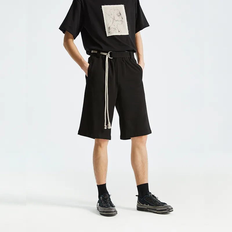 Organic Emotion Cargo Shorts Unisex Black-4