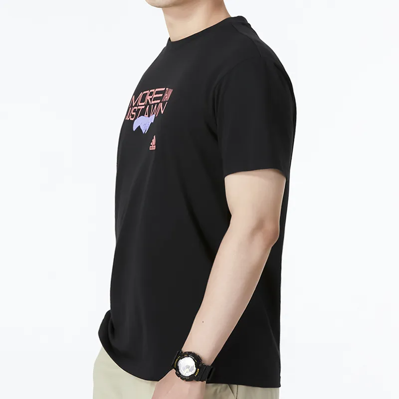 Adidas T Shirts Men Black-4