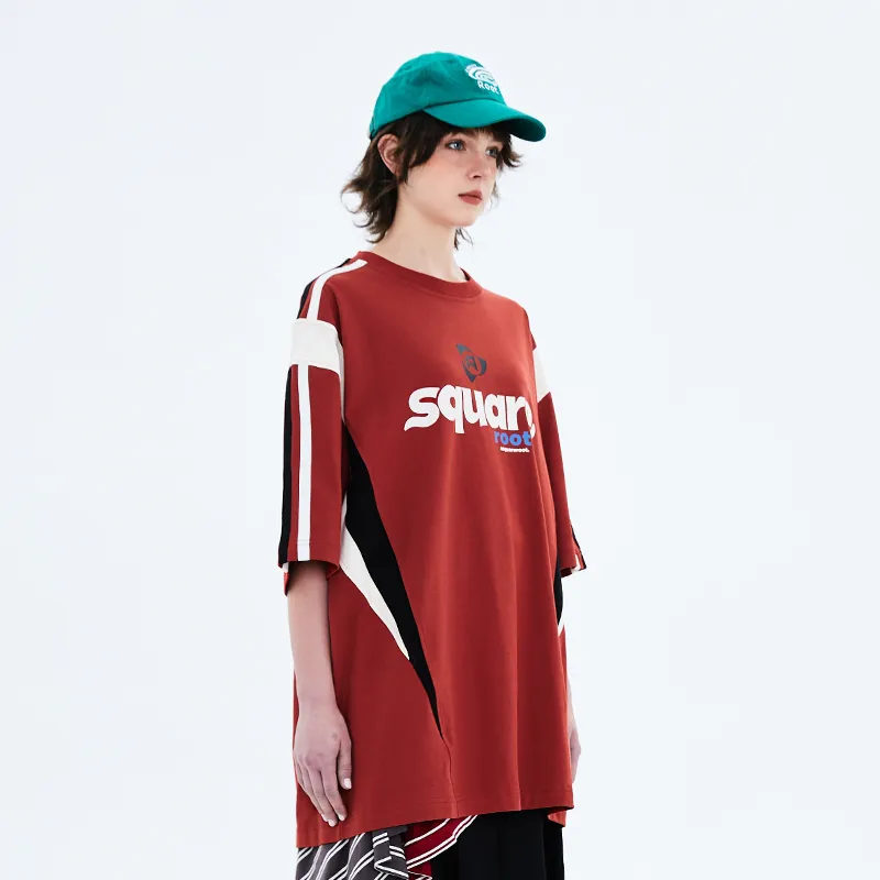 A SQUARE ROOT T Shirts Unisex Red-4