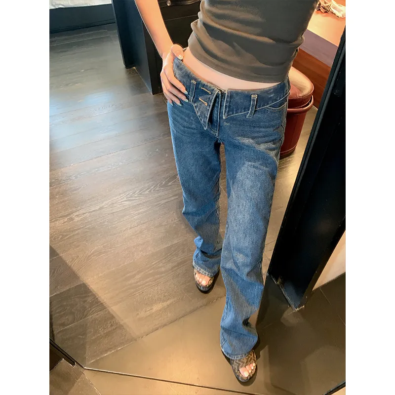 Gyokuu Jeans Women's Blue-3