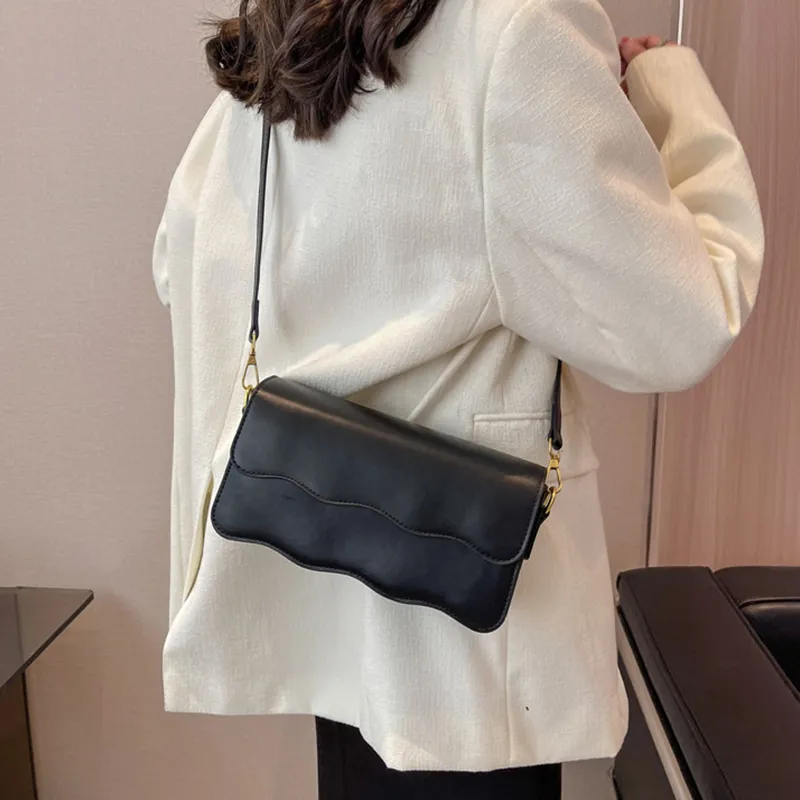JANE KLAIN PU Small Square Bag, Crossbody Bag, Shoulder Bag Women's White-4