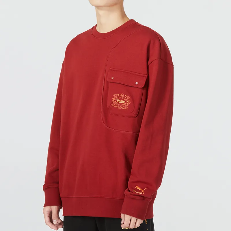PUMA Puma Winterized Sweatshirt Men's Red-3