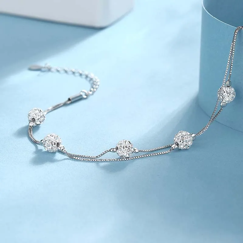 YINCHIE 925 Sterling Silver Sterling Silver Bracelet Women's-2