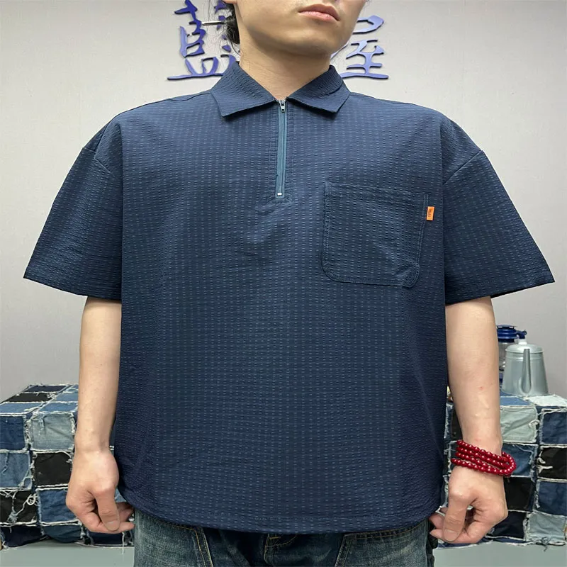 TEKABLU Polo Shirt Men's Mountaineering Blue-2