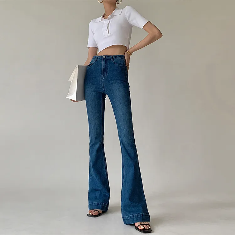 PAPERLLL Flared Pants Jeans Women's-3