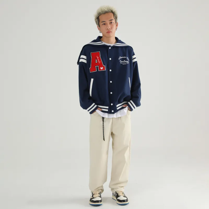 Carebears X AMONSTER Jackets Unisex Navy Blue-5