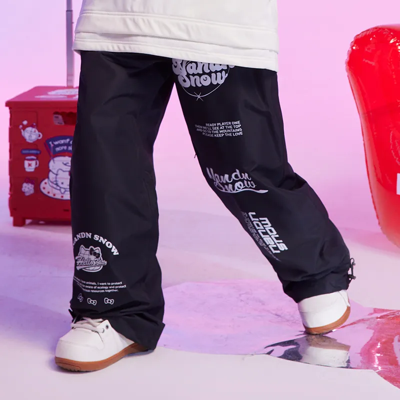 Sanrio X NANDN NANDA X Cinnamoroll Ski Pants Unisex-3
