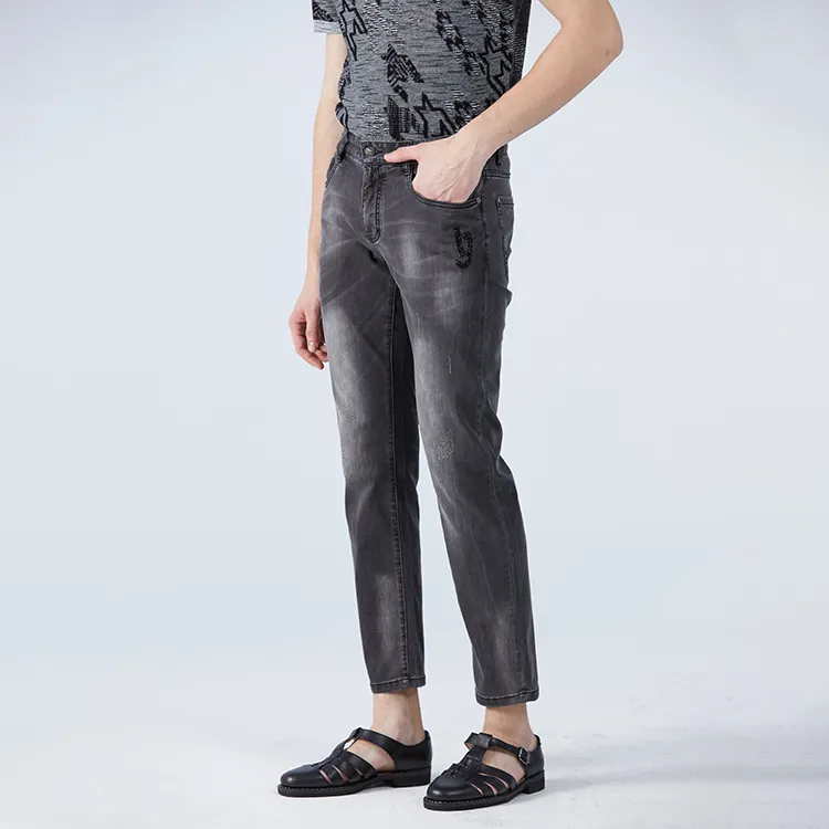 LIU·JO UOMO Jeans Men Dark Gray-5