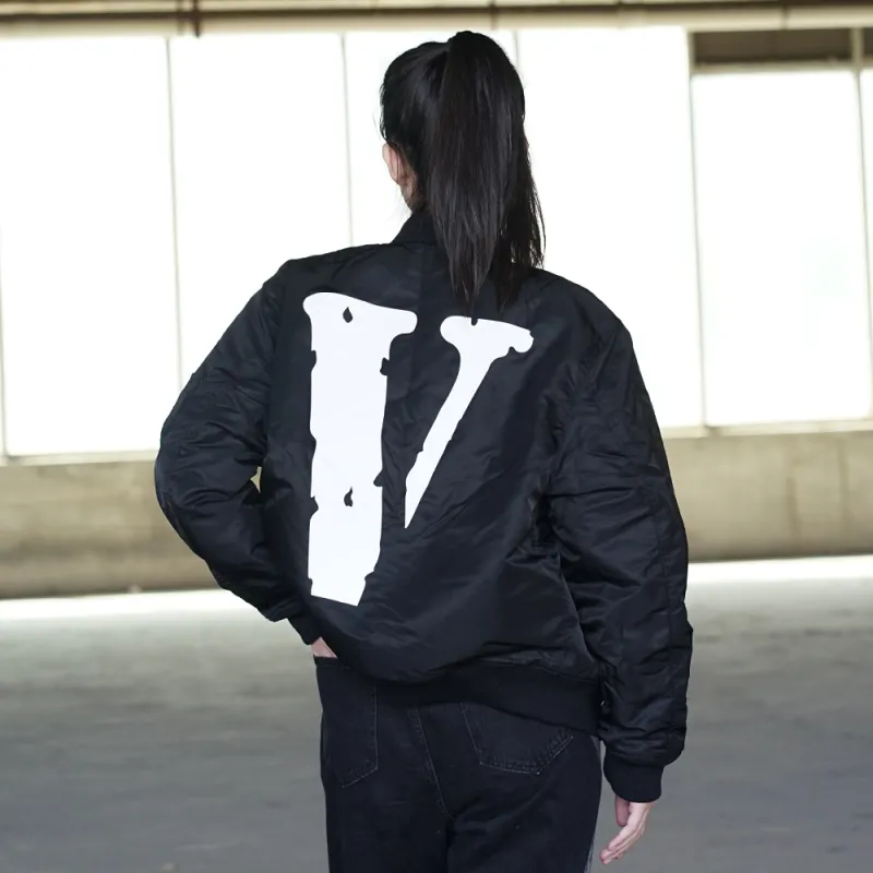 VLONE 3M Reflective Series Puffer Jackets Unisex Black-5