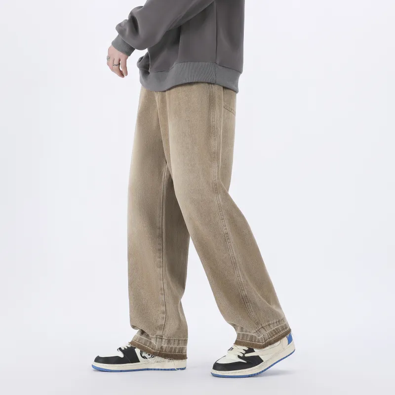 MISTEEZ Straight Jeans Spring Summer Fall And Winter Unisex-10