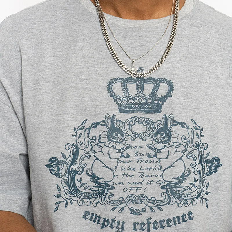 EMPTY REFERENCE T Shirts Unisex Heather Gray-5
