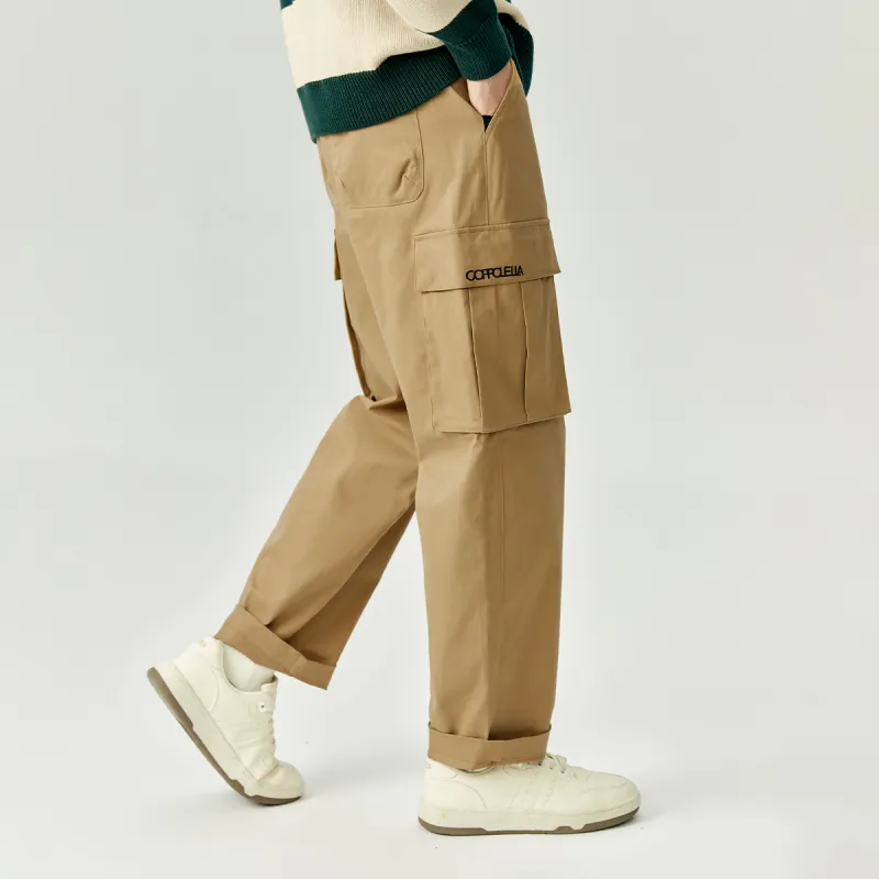 COPPOLELLA FW22 Cargo Pants Casual Pants Unisex Khaki-4