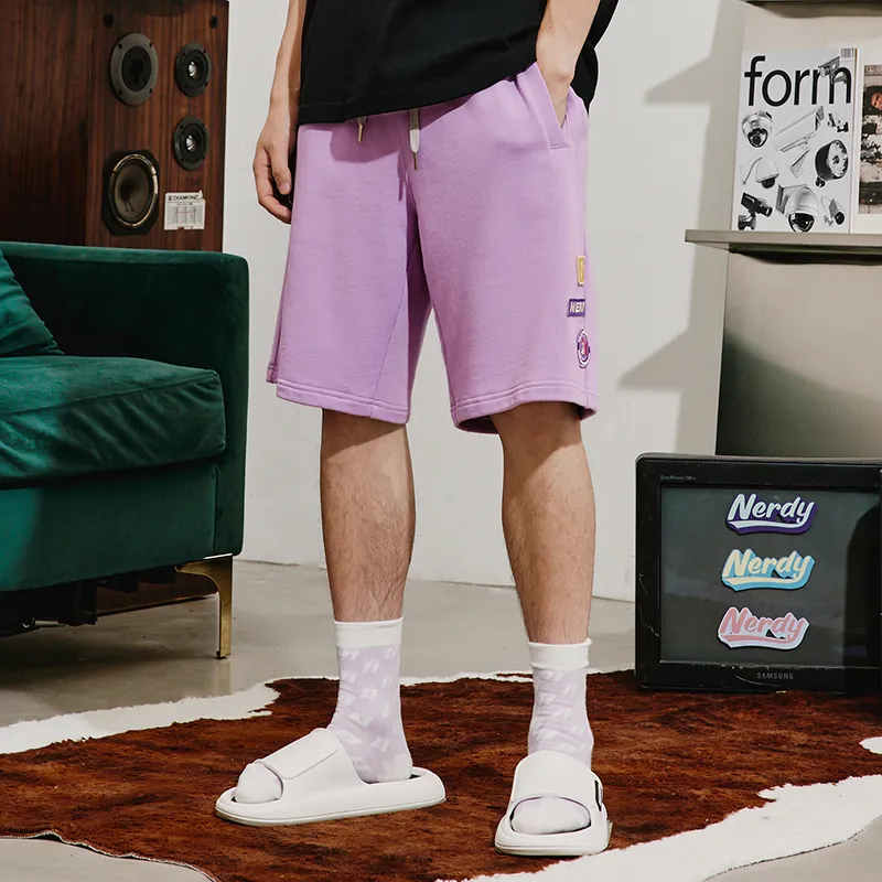 Nerdy Sports Shorts Unisex Purple-5