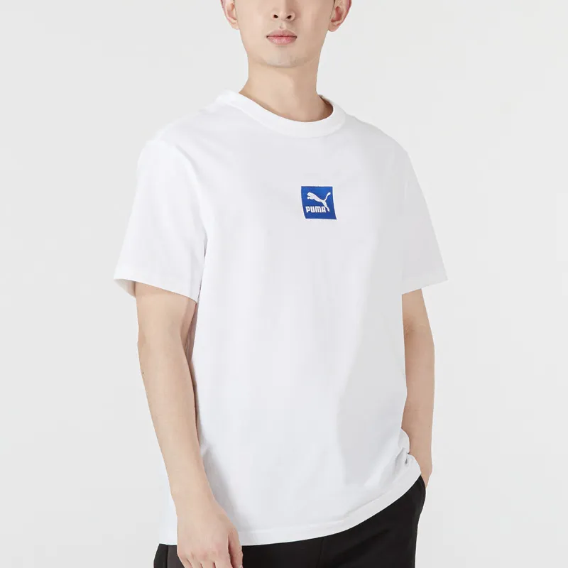 PUMA T Shirts Unisex White-2