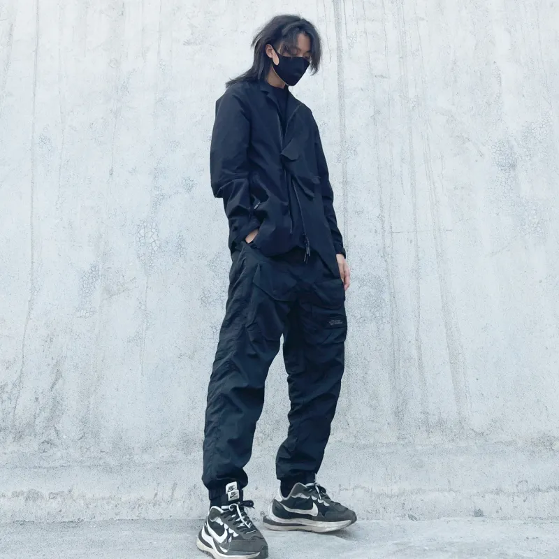 VIP Knitted Sports Pants Men's Black-4