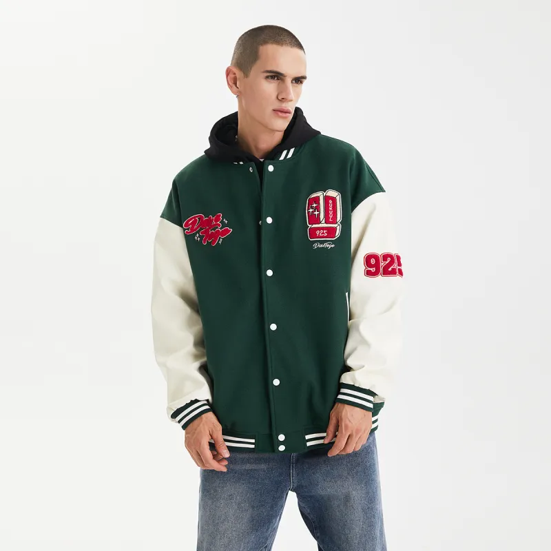 GUKUUL Baseball Jacket Spring, Autumn And Winter Unisex-10