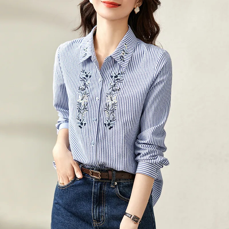 SENTUBILA Shirts Women's Blue-3