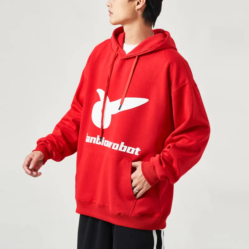 FANBIOU Sweatshirts Unisex Red-4