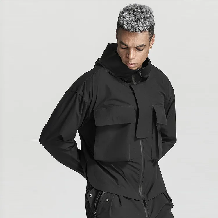 NORVINCY Western Outdoor Cycling Badge Mecha Jacket Unisex-2