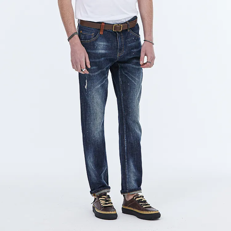 DAVID NAMAN Jeans Men Denim Blue-5