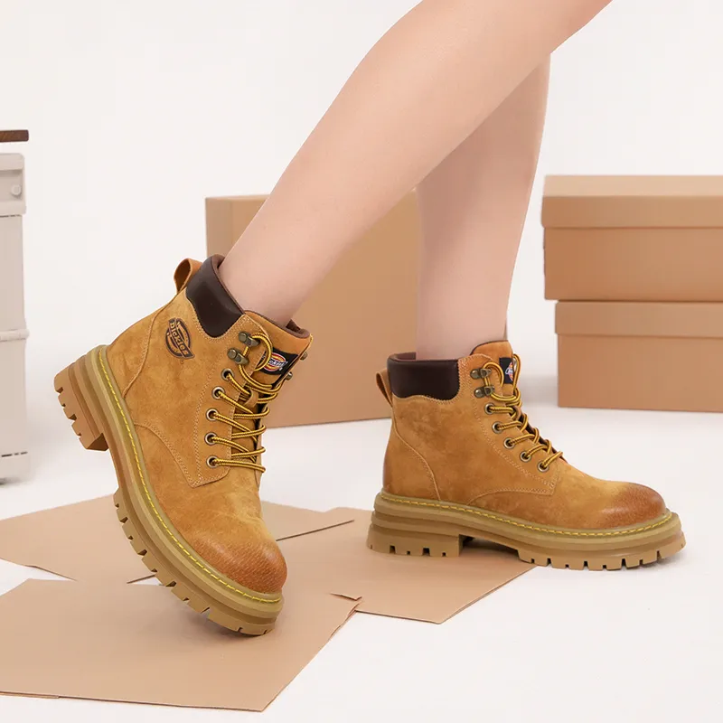 Dickies 12cm Martin Boot Women's Earth Yellow-8