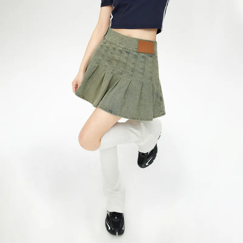 EPTISON WOMAN Denim Short Skirts Women's-9