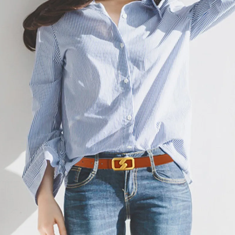 ALIEN BANG Cow Leather Leather Belts Women's 2.5CM-3