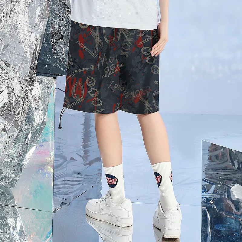 SANSYAS Casual Shorts Unisex Black-2