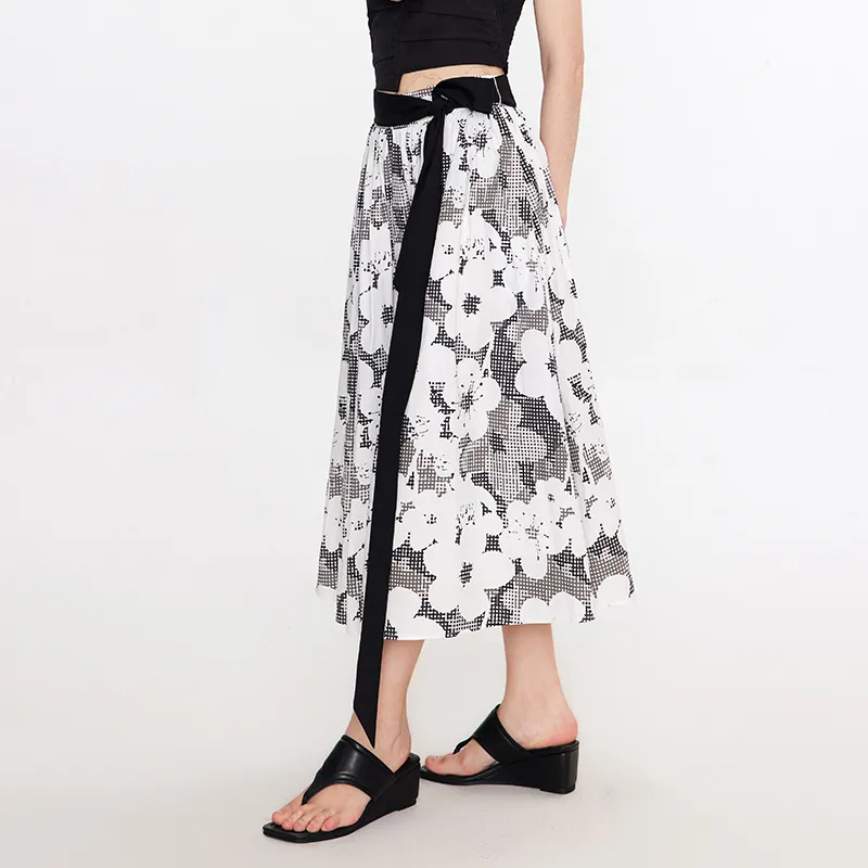 Cubic Out Of The Peach Series Casual Long Skirts Women's-8