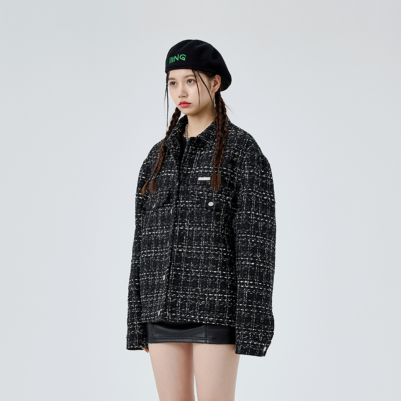 BENMYSHOWER Down Jacket Winter Unisex Black 1 - POIZON