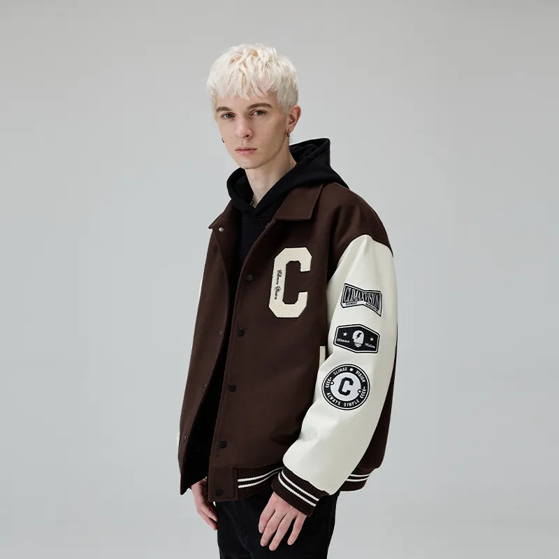 CLIMAX VISION Baseball Jacket Unisex-8