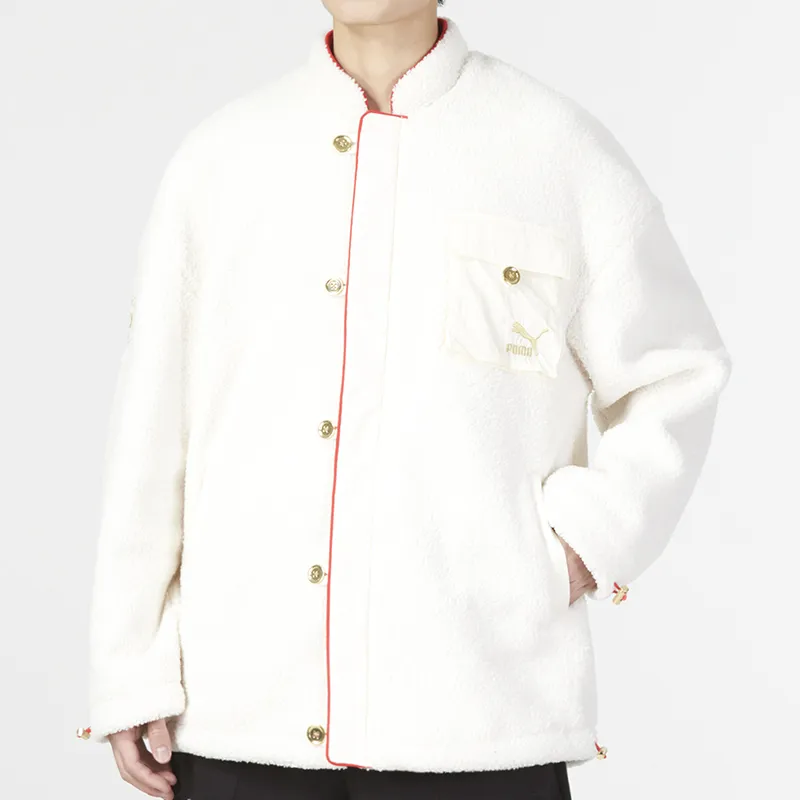 PUMA CNY Puffer Jackets Men White-3