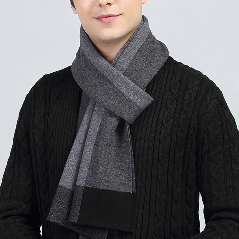 AAJF Knit Scarves Men-1