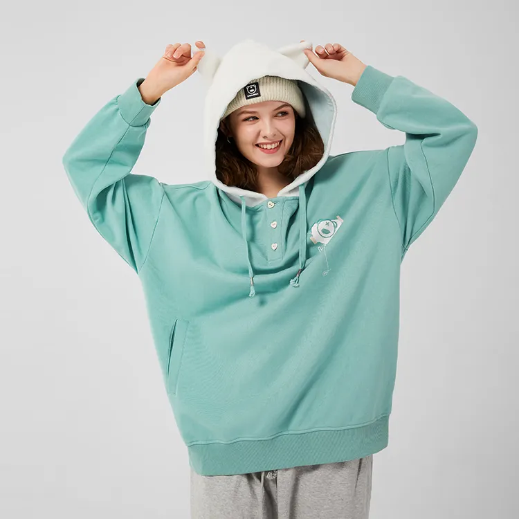 LAMLICKA Sweatshirts Unisex Green-10