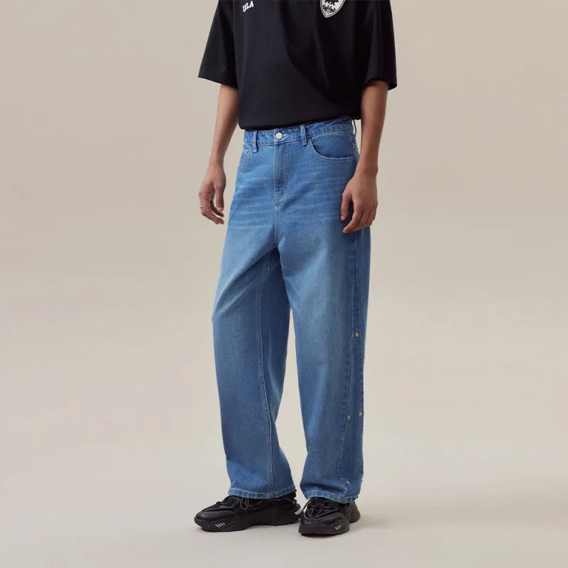 UCLA Jeans Unisex Light Blue-5