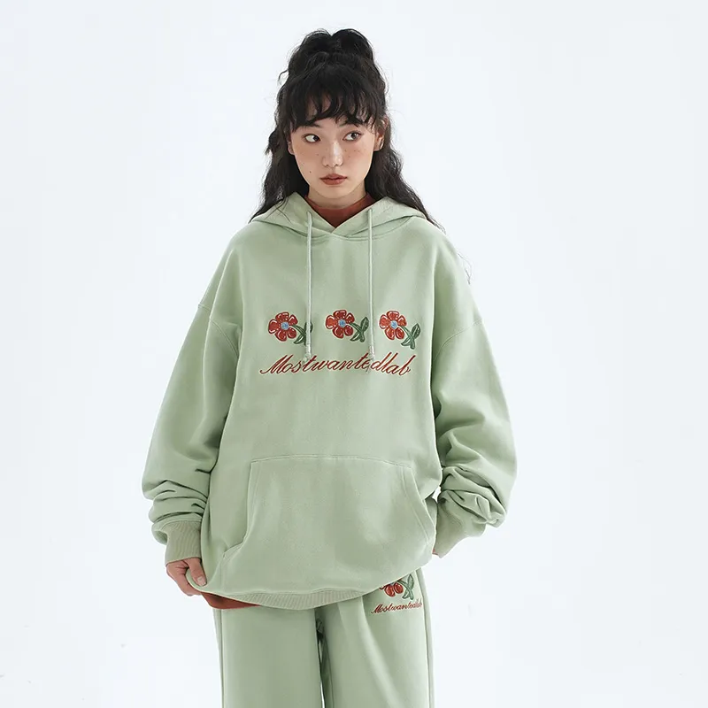 MostwantedLab MostwantedLab Vintage Flower Sweatshirt Unisex-10
