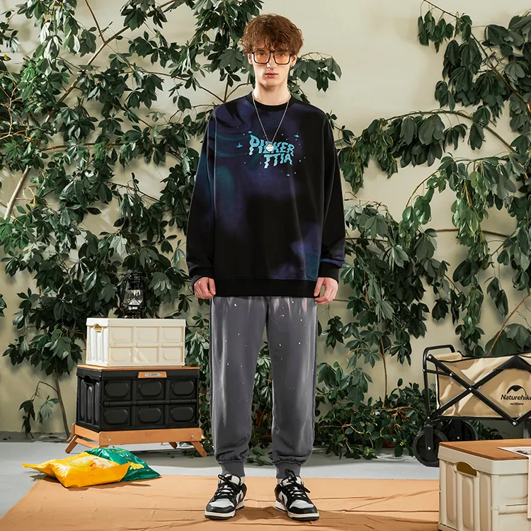 LAMLICKA Knitted Sports Pants Unisex Gray-2
