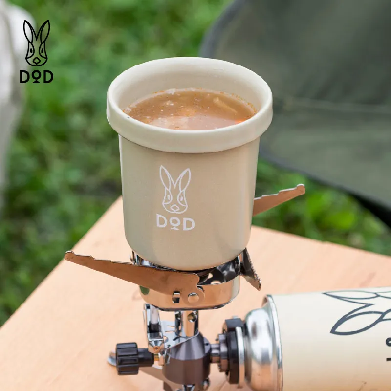 DOD x OVJECT Outdoor Water Equipment Water Container 360ml Iron ABS 13*9.4*10.5cm-2