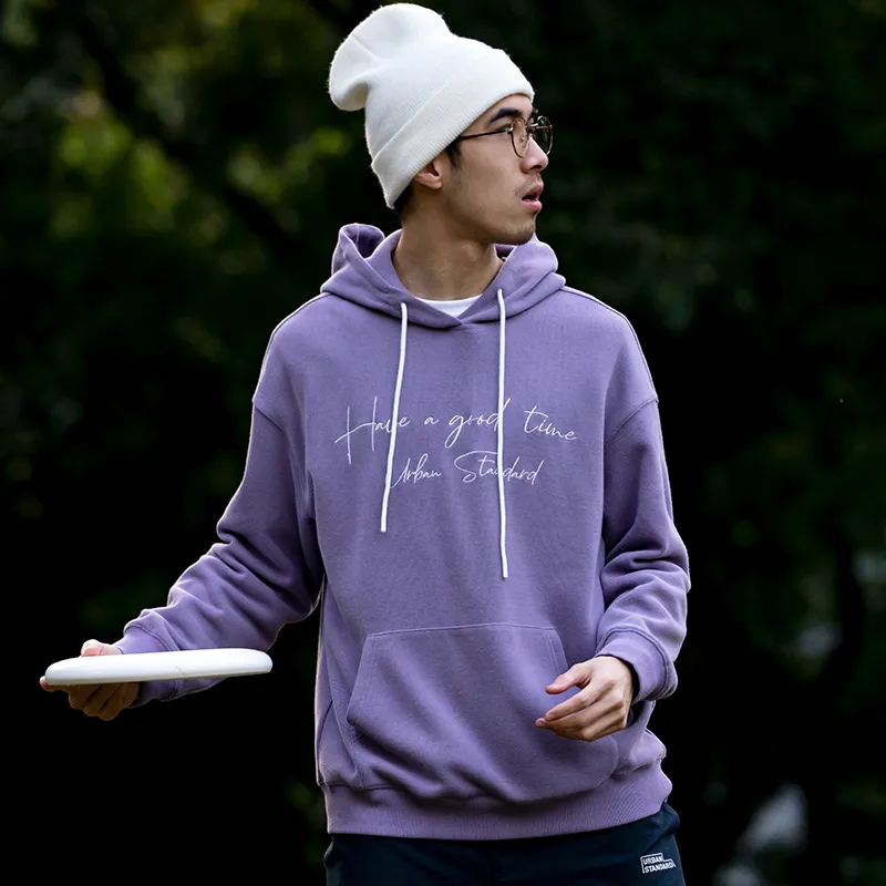 URBAN STANDARD Sweatshirts Men Purple-2