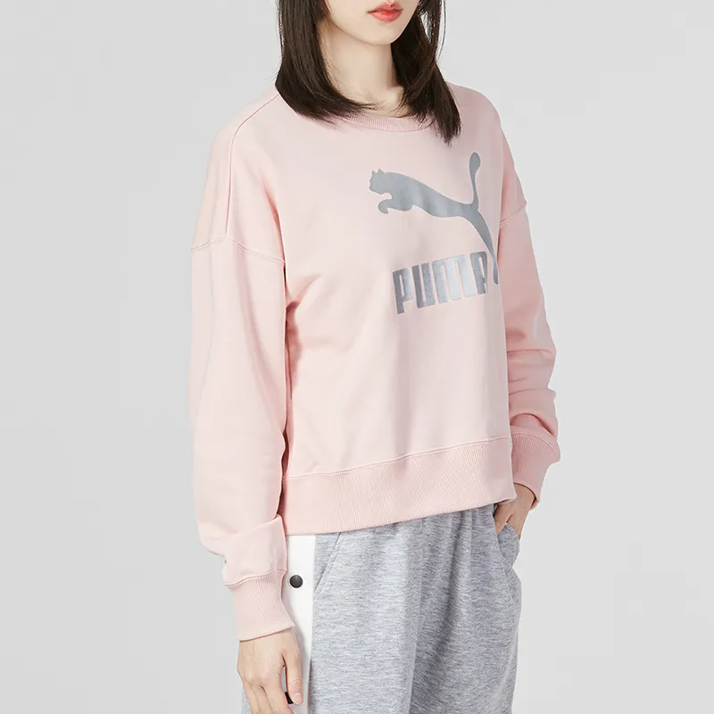 PUMA CLASSICS Sweatshirts Women's Pink-4