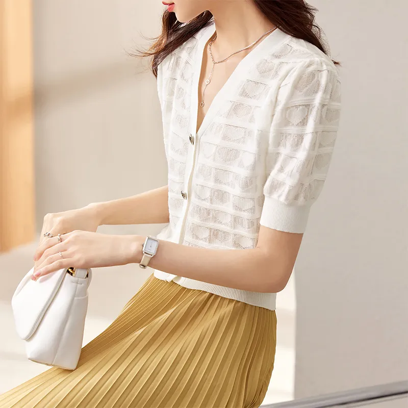 SENTUBILA Knitwear Women's White-3