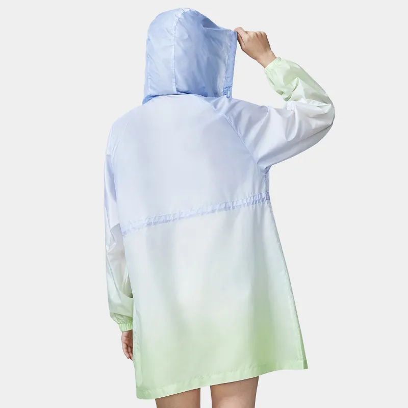 CAMEL Sun Protection Clothing Women's Mist Stack Blue-2