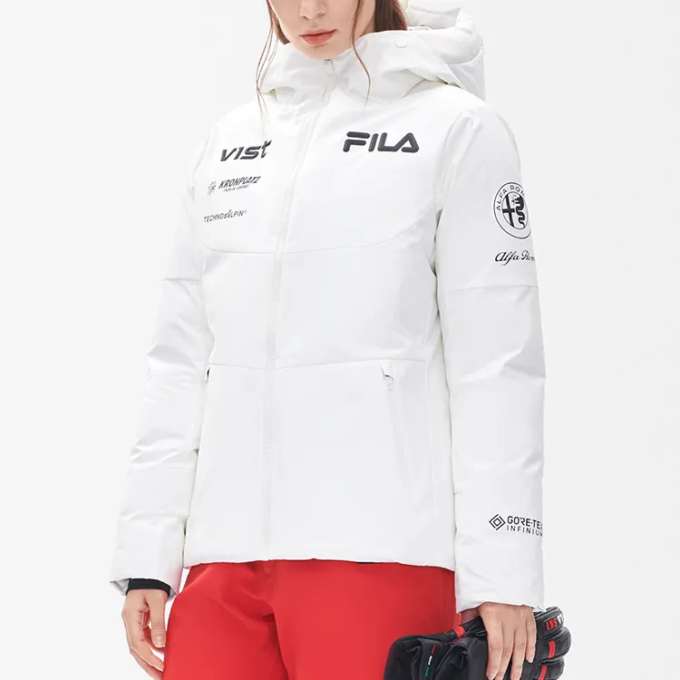 FILA Down Jacket Women's White Jade Color-5