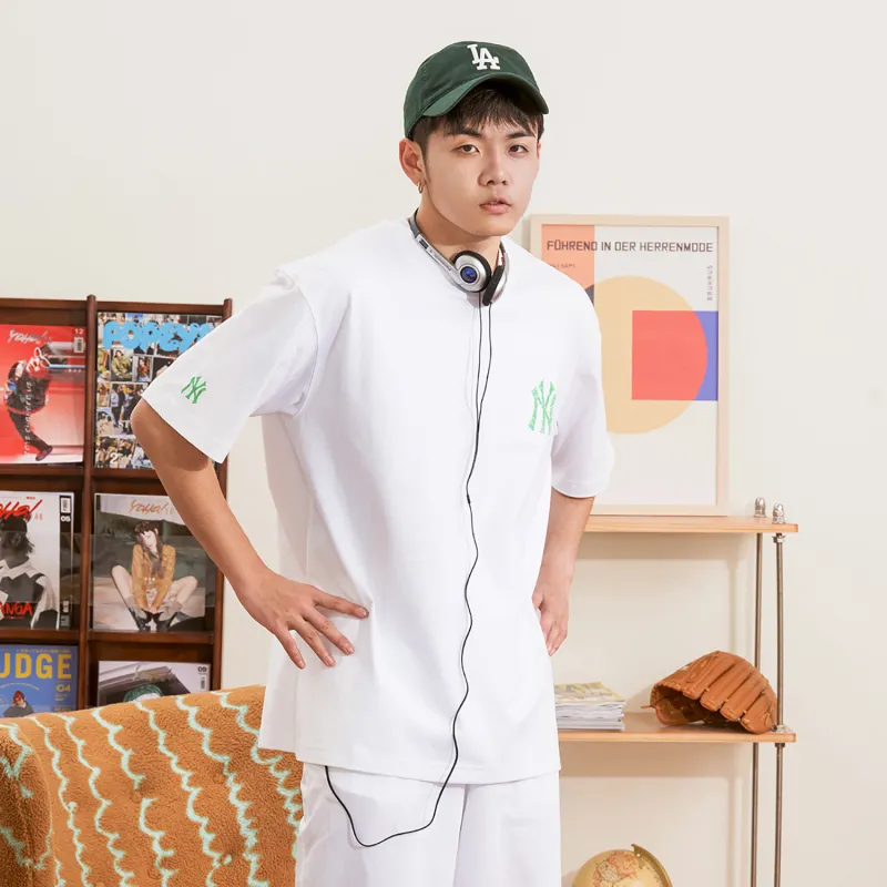 MLB Set-in Sleeve T-Shirt Unisex White-2